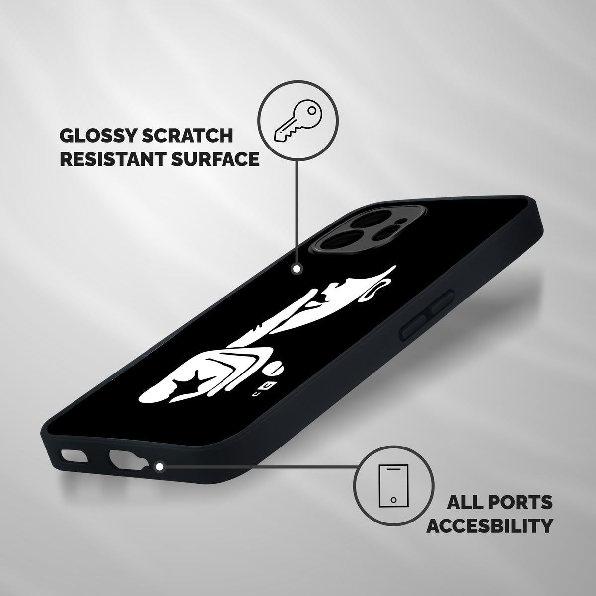 Shhh Art Shockproof Hybrid Protection (Metal + TPU) Back Case Cover
