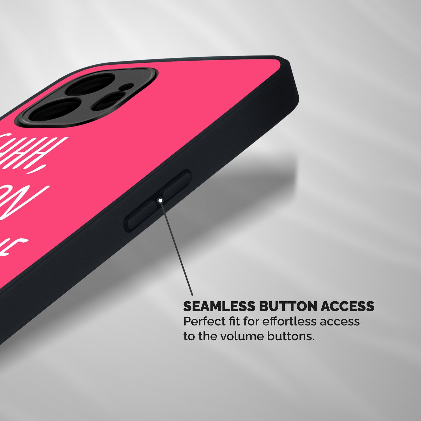 Shhh.. I M on the Phone Shockproof Hybrid Protection (Metal + TPU) Back Case Cover