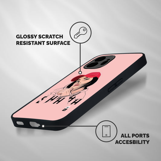 Shhhh Girl Shockproof Hybrid Protection (Metal + TPU) Back Case Cover