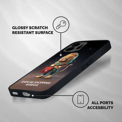 Shopping Sher Shockproof Hybrid Protection (Metal + TPU) Back Case Cover