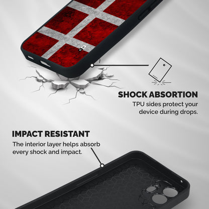 Silver Lines Shockproof Hybrid Protection (Metal + TPU) Back Case Cover