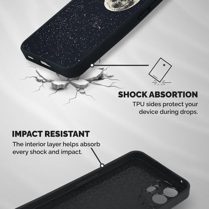 Simple Galaxy Shockproof Hybrid Protection (Metal + TPU) Back Case Cover