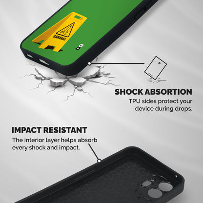 Simple Minimalist Bananas Shockproof Hybrid Protection (Metal + TPU) Back Case Cover