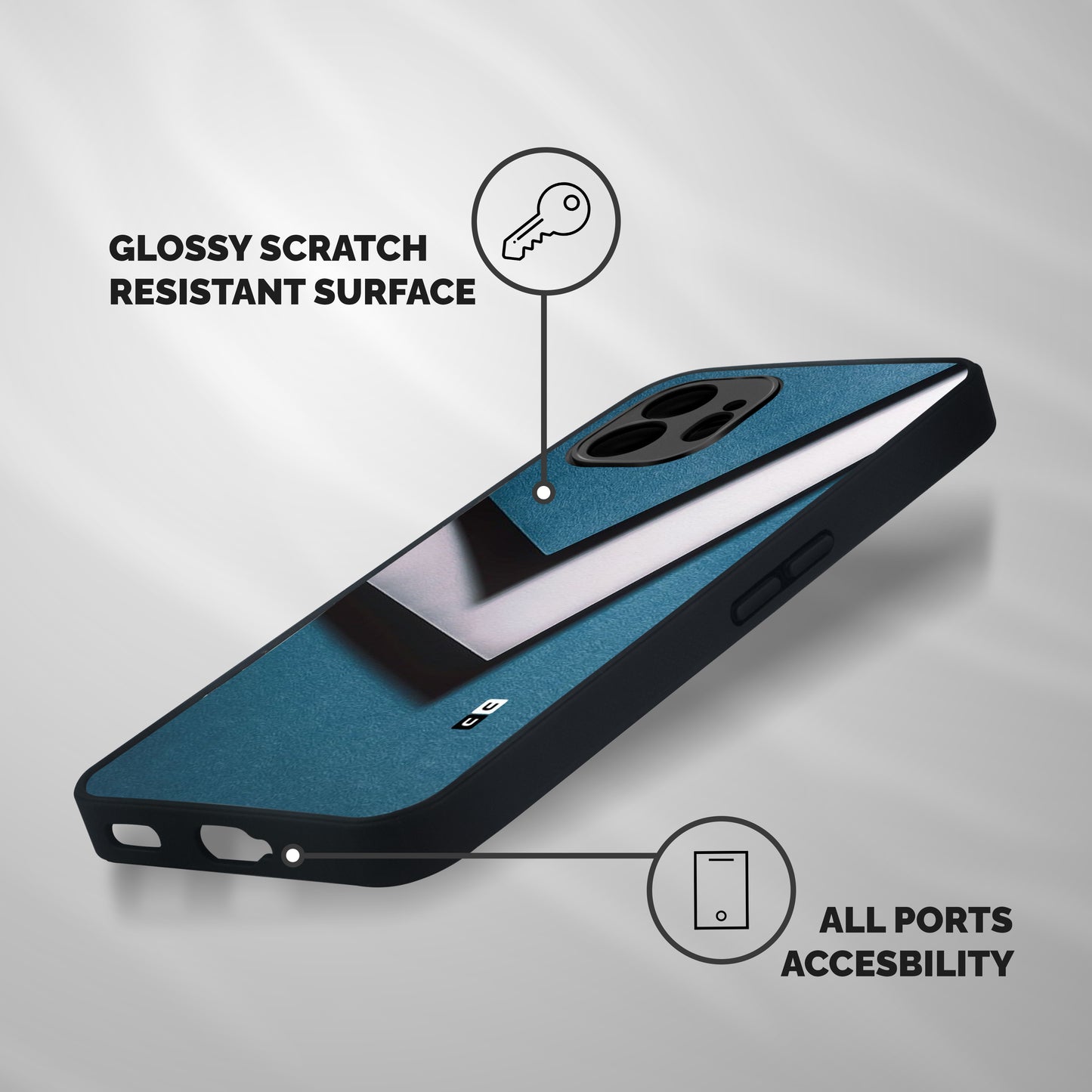 Simple Right Tick Shockproof Hybrid Protection (Metal + TPU) Back Case Cover