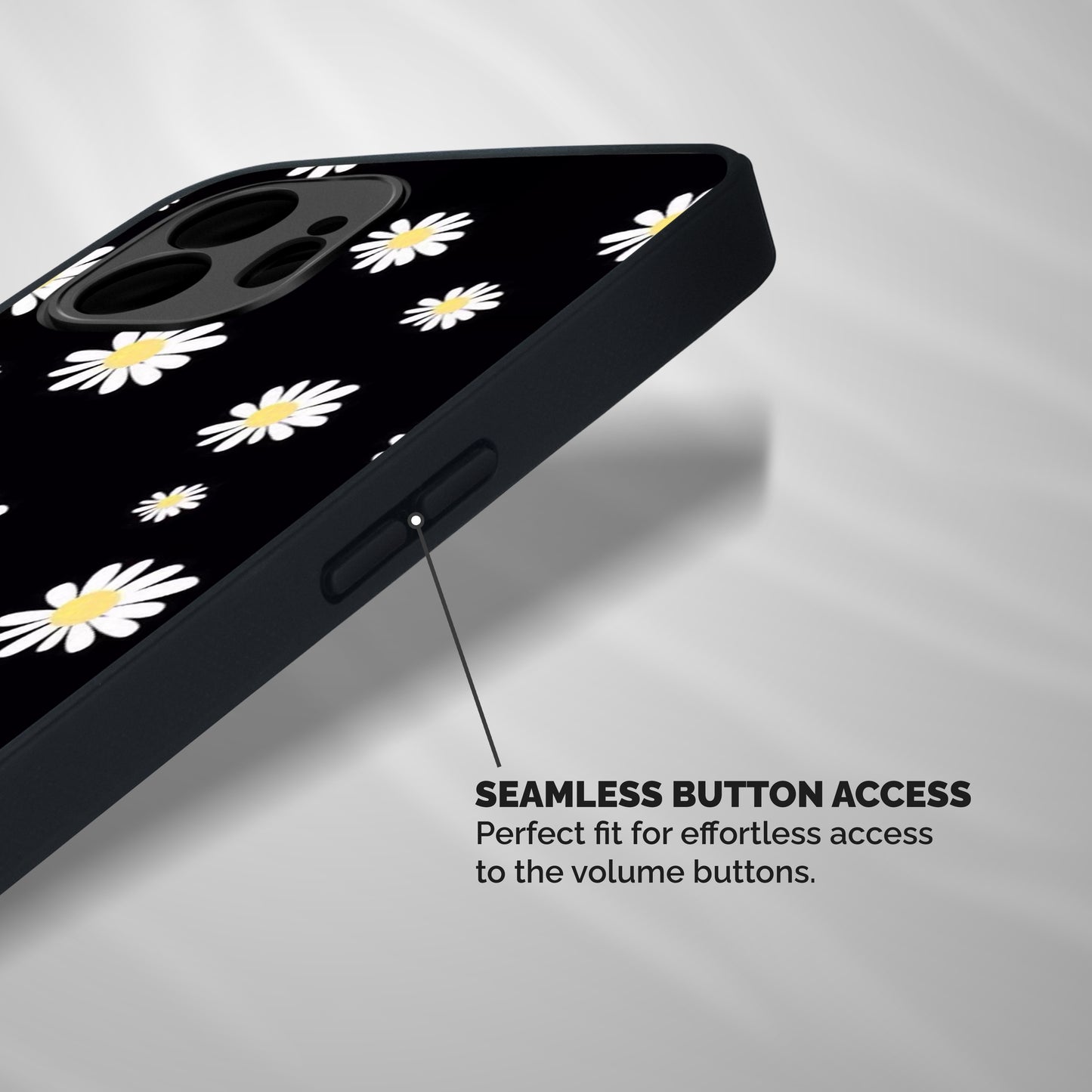 Simple Sunflowers Pattern Shockproof Hybrid Protection (Metal + TPU) Back Case Cover