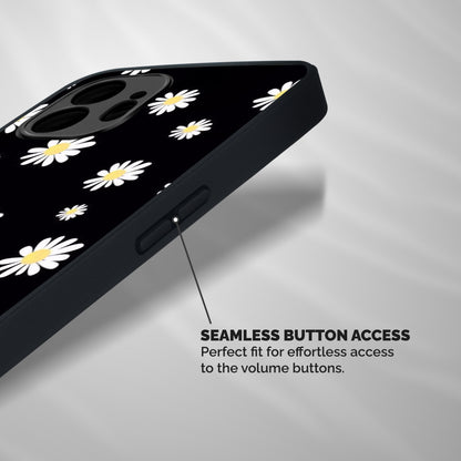 Simple Sunflowers Pattern Shockproof Hybrid Protection (Metal + TPU) Back Case Cover