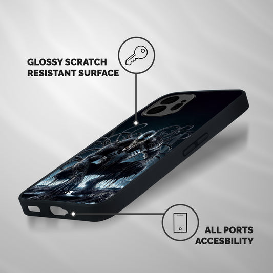 Sitting Venom Shockproof Hybrid Protection (Metal + TPU) Back Case Cover