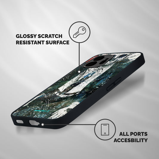 Skeleton in a Suit Shockproof Hybrid Protection (Metal + TPU) Back Case Cover