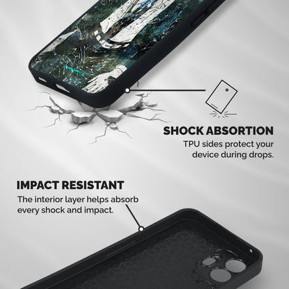 Skeleton in a Suit Shockproof Hybrid Protection (Metal + TPU) Back Case Cover
