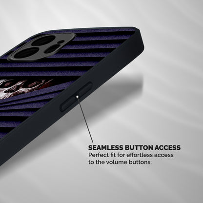Skull Peak Shockproof Hybrid Protection (Metal + TPU) Back Case Cover