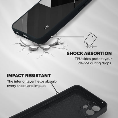 Slant Grey Shockproof Hybrid Protection (Metal + TPU) Back Case Cover