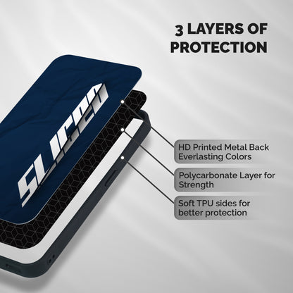 Sliced Now Shockproof Hybrid Protection (Metal + TPU) Back Case Cover