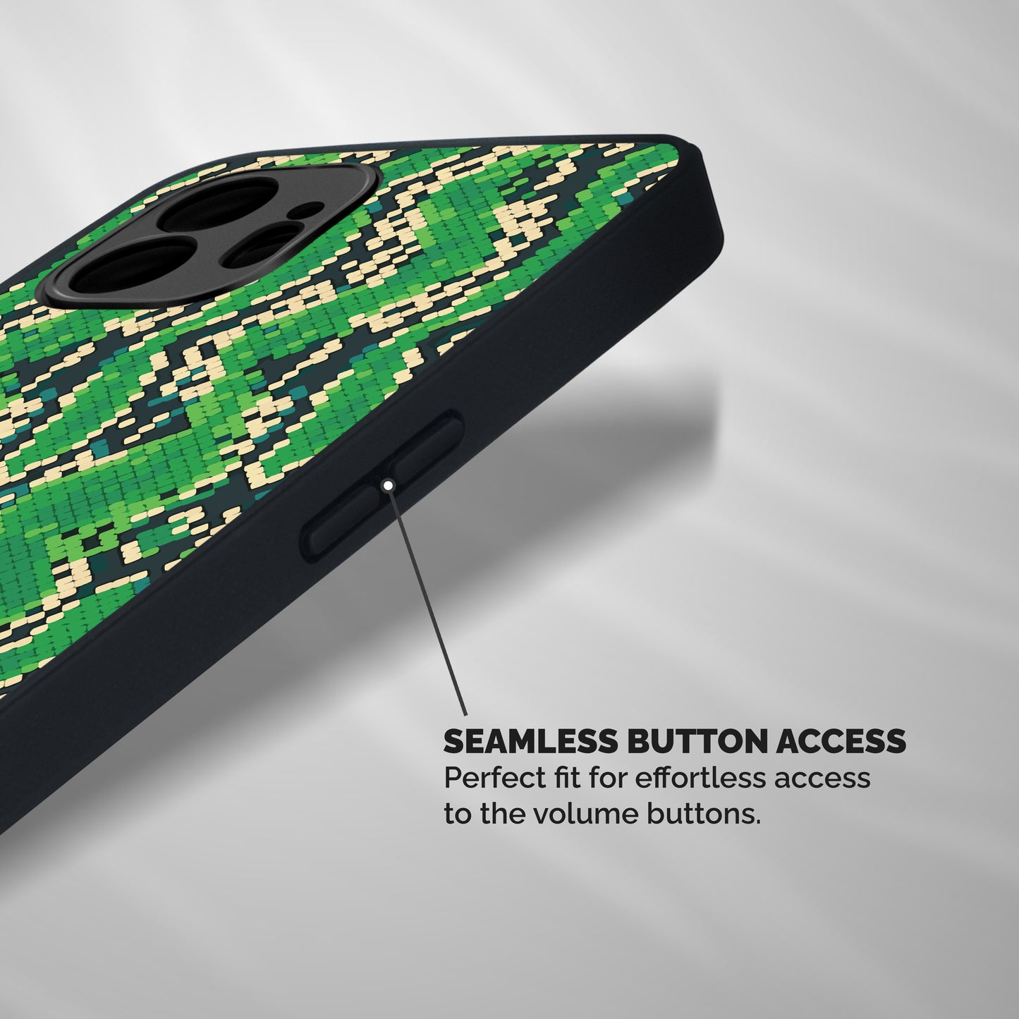 Snake Pattern Print Shockproof Hybrid Protection (Metal + TPU) Back Case Cover