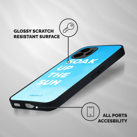 Soak Up The Sun Shockproof Hybrid Protection (Metal + TPU) Back Case Cover