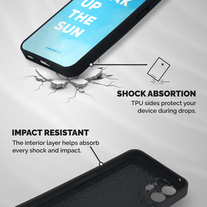 Soak Up The Sun Shockproof Hybrid Protection (Metal + TPU) Back Case Cover