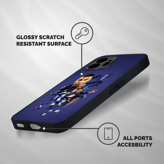 Socccer Star Qatar Shockproof Hybrid Protection (Metal + TPU) Back Case Cover