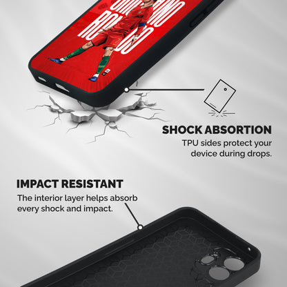 Soccer Star Roar Shockproof Hybrid Protection (Metal + TPU) Back Case Cover