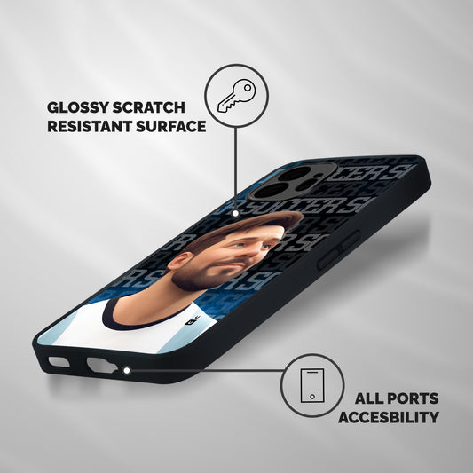 Soccer Star Smiles Shockproof Hybrid Protection (Metal + TPU) Back Case Cover
