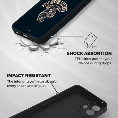 Sons Of Anarchy Shockproof Hybrid Protection (Metal + TPU) Back Case Cover