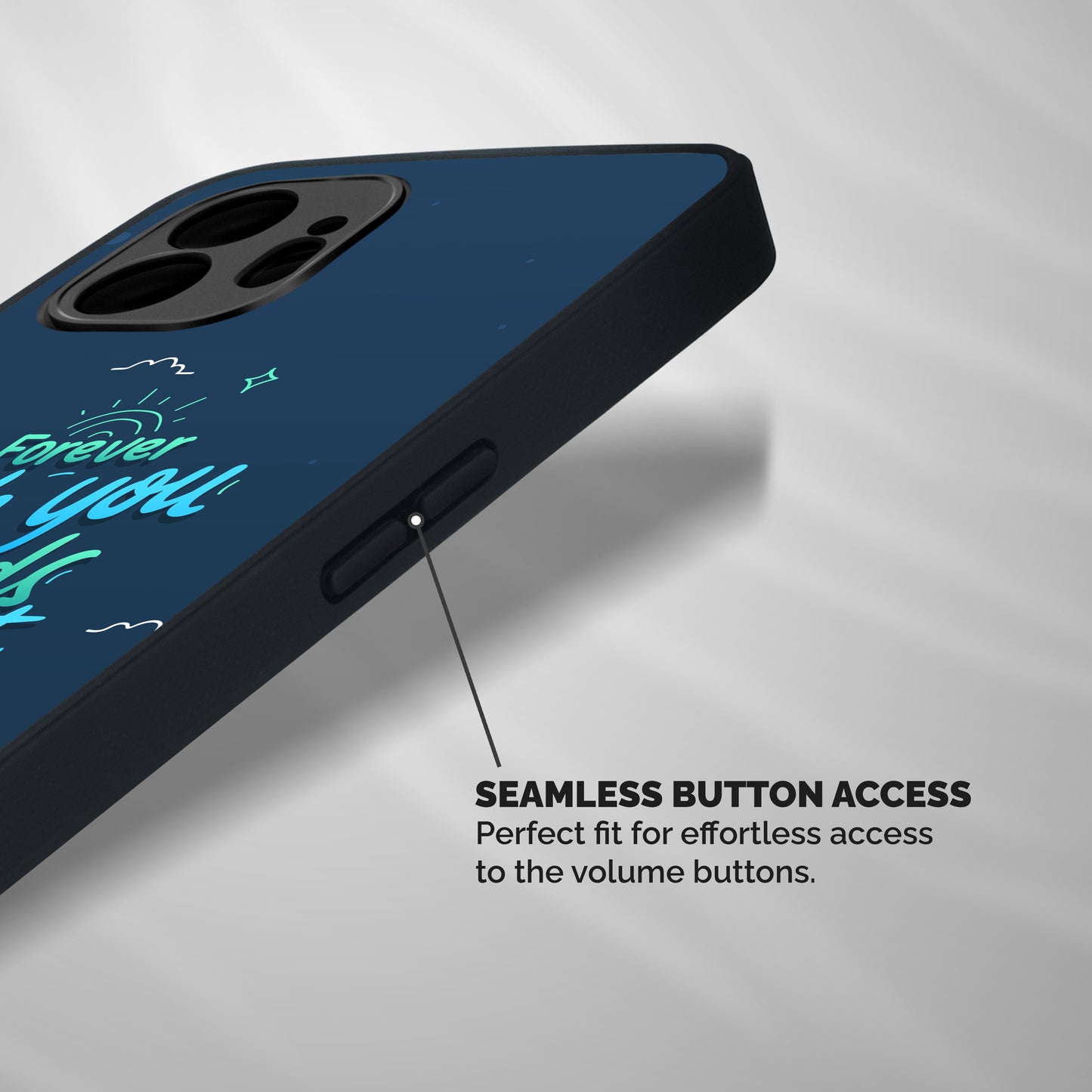Sounds Perfect Shockproof Hybrid Protection (Metal + TPU) Back Case Cover