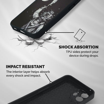 Space Meeting Shockproof Hybrid Protection (Metal + TPU) Back Case Cover