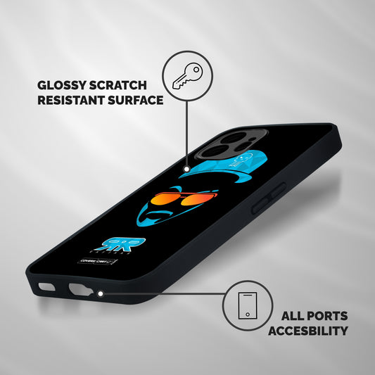 Special Raftaar Edition Blue Shockproof Hybrid Protection (Metal + TPU) Back Case Cover