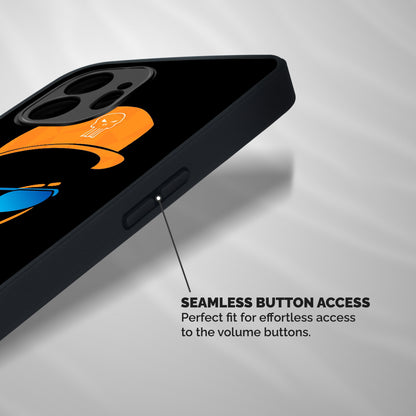 Special Raftaar Edition Orange Shockproof Hybrid Protection (Metal + TPU) Back Case Cover