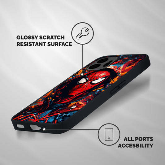 Spider Verse Fury Shockproof Hybrid Protection (Metal + TPU) Back Case Cover