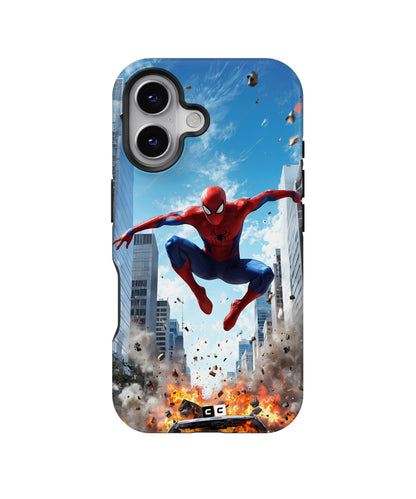 Spider Man City Blast MagSafe Bumper Case