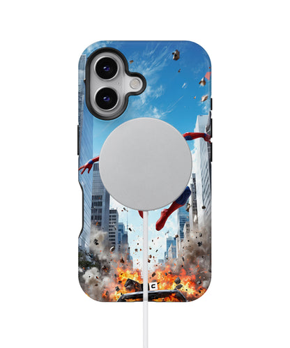 Spider Man City Blast MagSafe Bumper Case