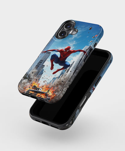 Spider Man City Blast MagSafe Bumper Case