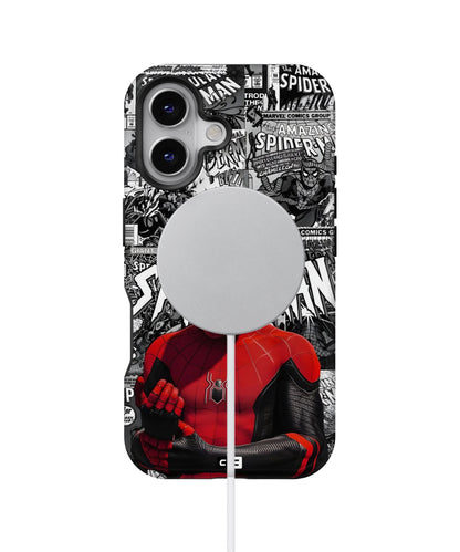 Spider Man Monochrome Marvel MagSafe Bumper Case