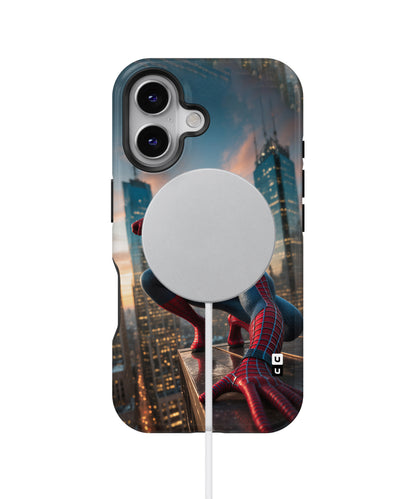 Spider Man Skyline Stance MagSafe Bumper Case