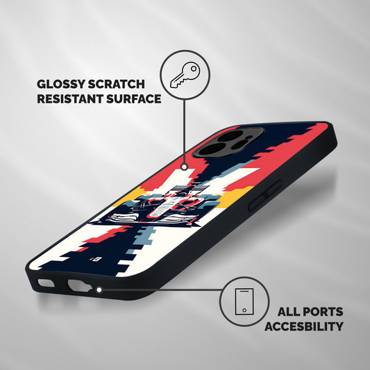 Sports One Shockproof Hybrid Protection (Metal + TPU) Back Case Cover