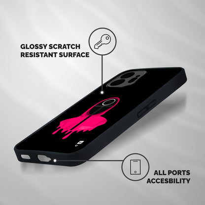 Squid Game Illustration Art Shockproof Hybrid Protection (Metal + TPU) Back Case Cover