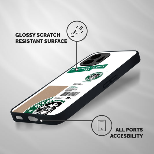 Starbucks Coffee Mocha Shockproof Hybrid Protection (Metal + TPU) Back Case Cover