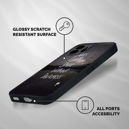 Stars Shine Shockproof Hybrid Protection (Metal + TPU) Back Case Cover