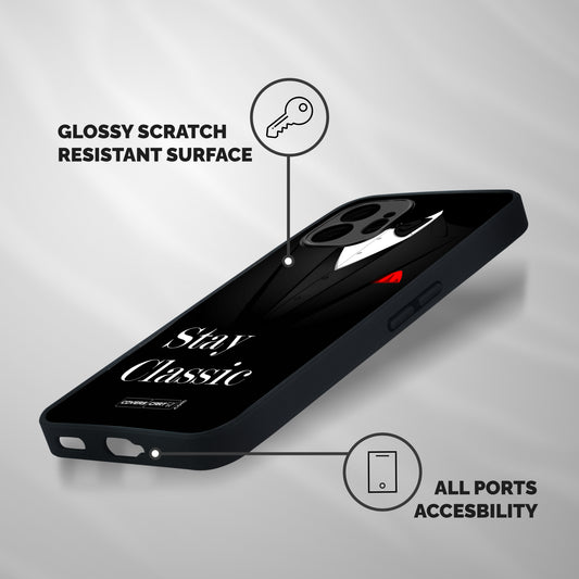 Stay Classic Shockproof Hybrid Protection (Metal + TPU) Back Case Cover