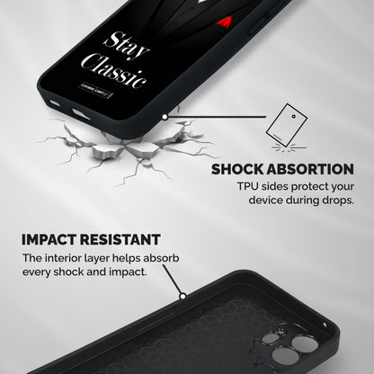Stay Classic Shockproof Hybrid Protection (Metal + TPU) Back Case Cover