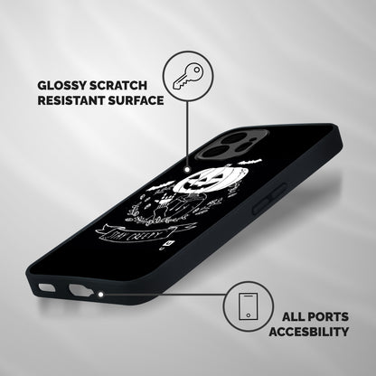 Stay Creepy Shockproof Hybrid Protection (Metal + TPU) Back Case Cover