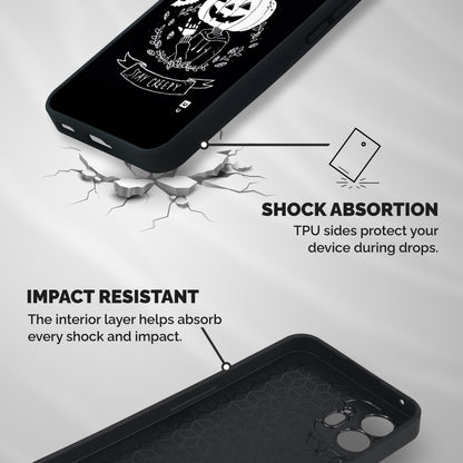 Stay Creepy Shockproof Hybrid Protection (Metal + TPU) Back Case Cover