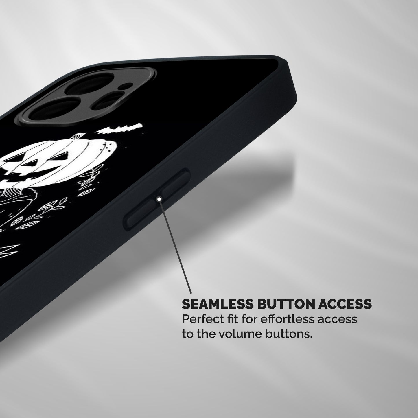 Stay Creepy Shockproof Hybrid Protection (Metal + TPU) Back Case Cover