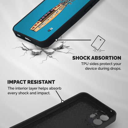 Stay Wild and Free Shockproof Hybrid Protection (Metal + TPU) Back Case Cover