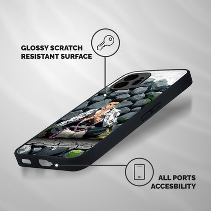 Stone Hashira Shockproof Hybrid Protection (Metal + TPU) Back Case Cover