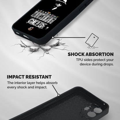 Straw Hat Pirates Shades Shockproof Hybrid Protection (Metal + TPU) Back Case Cover