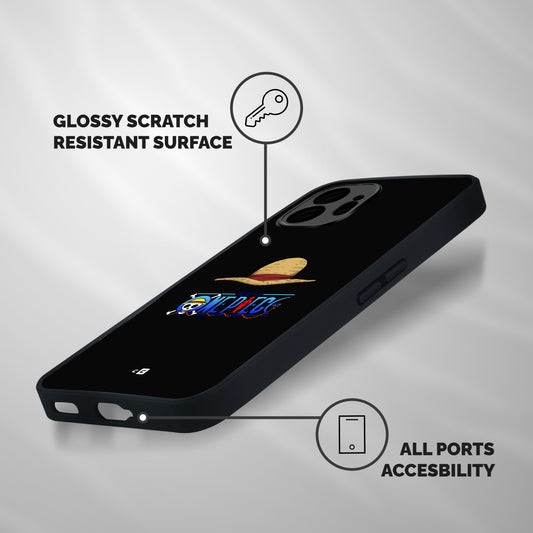 Straw Hat Shockproof Hybrid Protection (Metal + TPU) Back Case Cover