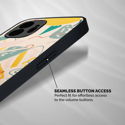 Street Art Bicycle Shockproof Hybrid Protection (Metal + TPU) Back Case Cover