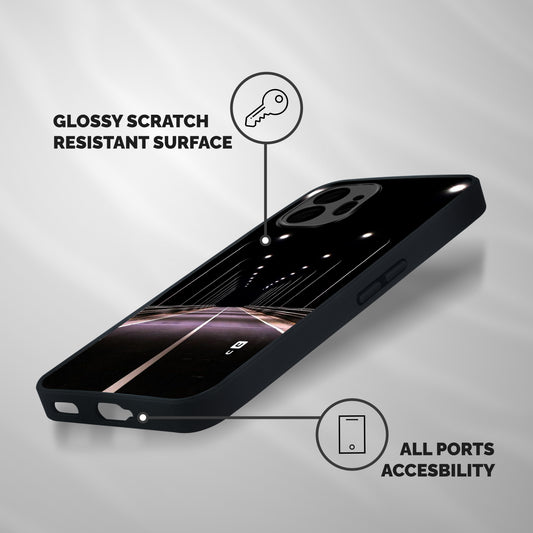 Street Light Shockproof Hybrid Protection (Metal + TPU) Back Case Cover