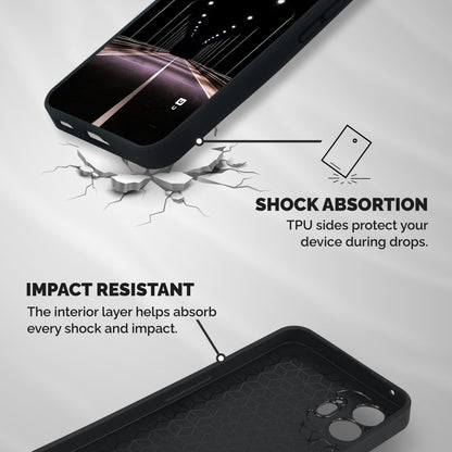 Street Light Shockproof Hybrid Protection (Metal + TPU) Back Case Cover