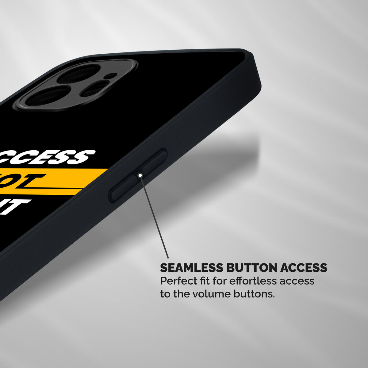 Success Not Instant Shockproof Hybrid Protection (Metal + TPU) Back Case Cover